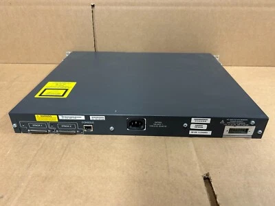 Conmutador Ethernet PoE de 48 puertos Cisco Catalyst WS-C3750-48PS-S Foto 1 de 4