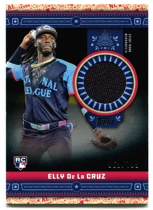 2024 Topps Update Elly De La Cruz All Star Stitches Relic Black /199 Reds - Picture 1 of 2