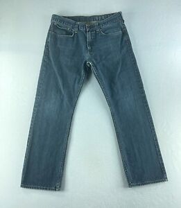Bullhead Mens Jeans Blue Tag Size 34x30 (34x28) Straight Gravels Denim