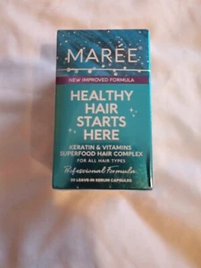 MAREE Hair Styling Oil-No Rinse Conditioner for Frizzy Dry&Damaged Hair 30 Capsu - Picture 1 of 3