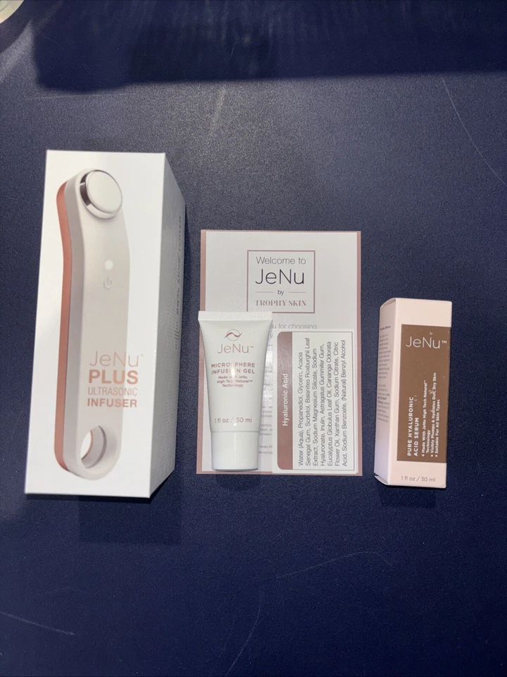 PAQUETE infusor ultrasónico JeNu Plus con gel de infusión y ácido hialurónico A5 Foto 1 de 1