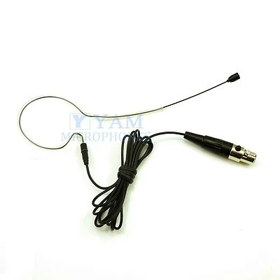 Single Headset Mic YAM Black Earset Mic For Lectrosonics Wireless transmitter - Image 1 of 4