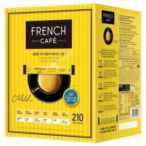 FRENCH CAFÉ Mezcla de café suave (11,1 gx 210 barras) Doble Presso Leche fresca Corea - Imagen 1 de 17