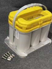 Optima 34/78 Battery Mount Tray Kit Hold Down Bracket Relocation Made In USA RED