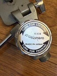 Cabezal Kamero Japón Vintage con placa adaptadora Tri-pod - Imagen 1 de 9