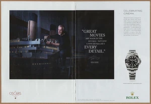 Rolex Submariner Date Print Ad James Cameron Titanic Movie Oscar Winner 2017 - Bild 1 von 5