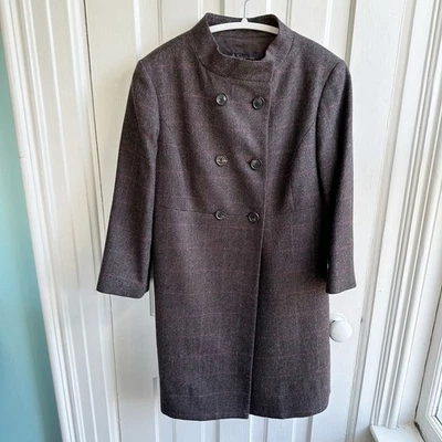 Gabardina Brooks Brothers Robert Nobel de lana escocesa tweed coche Foto 1 de 4