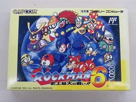 Famicom Software Model Rockman 6 Capcom FM477