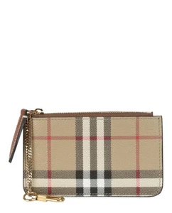 Burberry Womens Kelbrook Check Coin Case - Picture 1 of 2