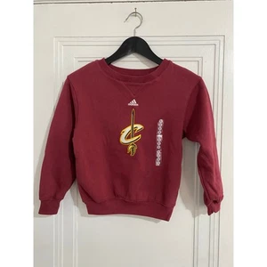 NWOT Cleveland Cavaliers Adidas Crewneck Sweatshirt Kids Large - Picture 1 of 4