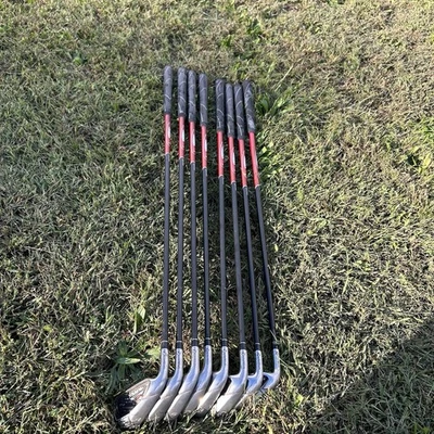 Conjunto de ferro TaylorMade Burner 2.0 8 4-9 P A grafite super rápido 65 Flex S LH leitura - Imagem 1 de 4