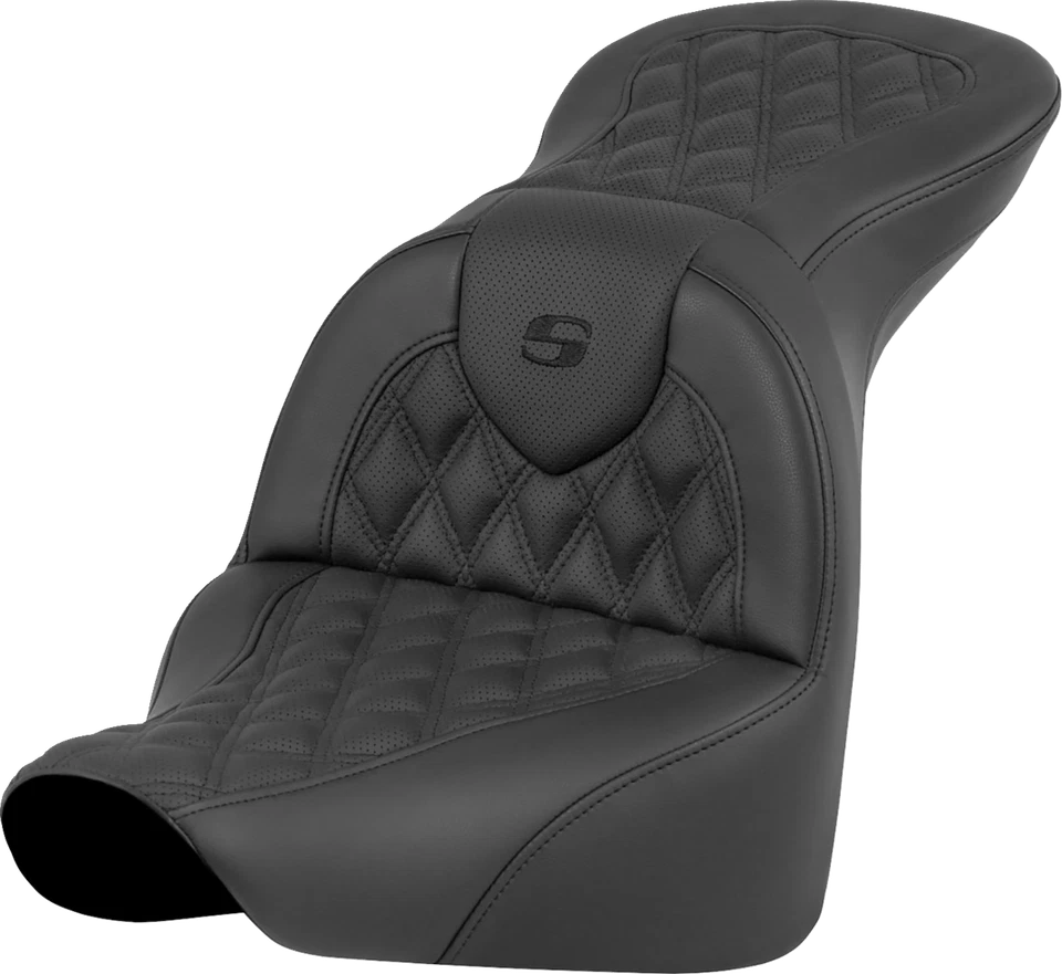 Asiento de gel de celosía Saddlemen Roadsofa para Harley Softail 2018-2025 FXBR FLFB Foto 1 de 1