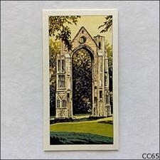 Lamberts Tea Card Historic East Anglia 1961 #11 East Window Walsingham Pr (CC65)