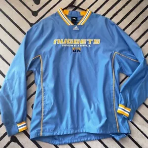 90er Adidas Denver Nuggets Basketball Warm Up Pullover - Bild 1 von 8