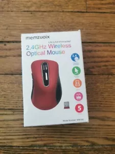 memzuoix 2.4G Wireless Mouse 1200 DPI Mobile Optical Cordless Mouse with USB ... - Picture 1 of 1