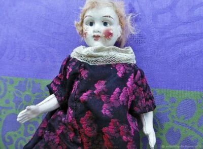 Poupée Miniature Ancienne à Collectionner Mignonetta France Antique Collectible  - Photo 1/4