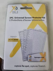 Xit Photo 3 Piece Universal Capture the spot 3 pc universal screen protector kit - Picture 1 of 15