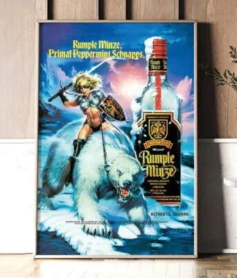 Rumple Minze Primal Peppermint Schnapps Poster