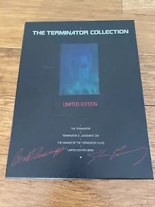 VTG The Terminator Collection Limited Edition 3 VHS Collectors Book T2 Arnold - Picture 1 of 8