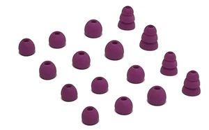 16 Purple Ear Gels for Powerbeats-PRO spare replacement earbuds. S/ML/3Layer - Picture 1 of 1
