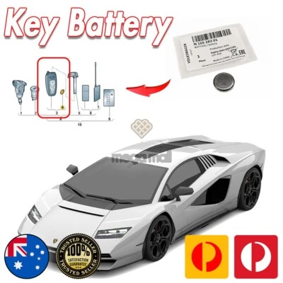 Batería para Lamborghini Countach KEY FOB Transmisor Control Remoto VW N10528301 V12 Foto 1 de 4