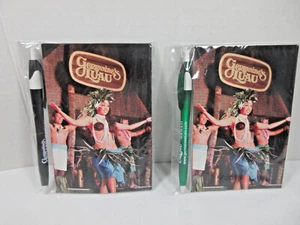 Anuncio promocional Germaine's Luau Oahu Hawaii 6 bolígrafo 2 juegos bailarines polinesios - Imagen 1 de 9
