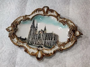 Vintage WS&S Kolner Dom Colonge Cathedral Wall Plate Platter - Picture 1 of 12