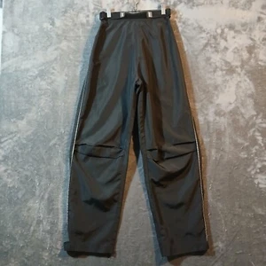 SAUCONY TRACK PANTS WOMENS MEDIUM BLACK RELAXED STRETCH WAIST ADJUSTABLE ANKLE - Picture 1 of 18