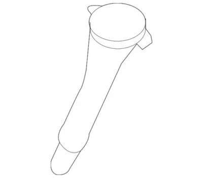 Genuine Nissan 2007-2014 Maxima Altima SV SR Washer Tank Filler Neck 28915-JA000 - Image 1 of 2