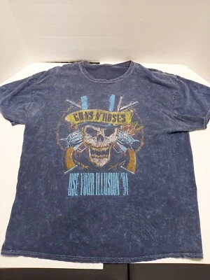 Camisa Guns N Roses Grande L Use Your Illusion 91 Metal Rock Axl Slash ropa de rock  Foto 1 de 4