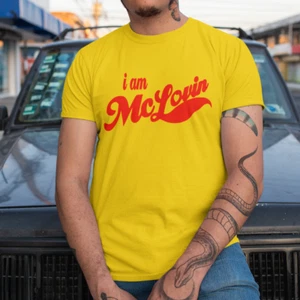 I AM MCLOVIN T-SHIRT (mc lovin superbad fogel Kultfilm Film lustig Teen Buddy) - Bild 1 von 23