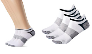New Asics Socks 3 pairs/ sport  ped socks/ white/ 3PPK LYTE SOCK unisex training