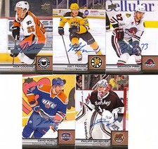 13/14 2013-14 Upper Deck AHL Autograph Auto Brandon Pirri #68 Rangers