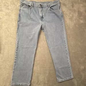 Pantalones de mezclilla Faded Glory para hombre azules 40X30 ajuste original 100 % algodón RN 58287 - Imagen 1 de 10