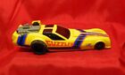 Vintage Yellow Dragster Race Car 1982 Ideal Power Guzzler Toy Pre Owned