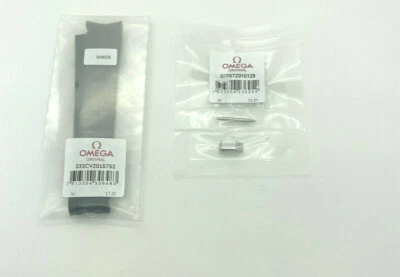 Omega Professional Diver 300 20 mm correa y hebilla negra genuina  Foto 1 de 2