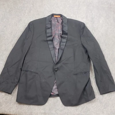 Chaqueta Tallia Para Hombres 46R Blazer Negro Abrigo Deportivo Manga Larga Negocios Oficina Macys Foto 1 de 4