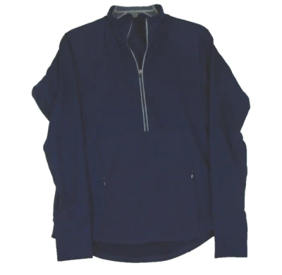 ATHA Tech сетки детали темно-синий Athletic 1/2 молнии пуловер куртка маленький - Изображение 1 из 4
