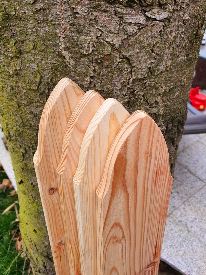 Zaunlatten 2x9x170cm Sibirische Lärche 15 Stück Muster E - Bild 1 von 1