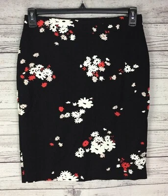 Falda lápiz tejida elástica floral para mujer Ann Taylor talla 4 Foto 1 de 4