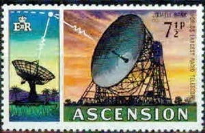 ASCENSION ISLAND–1971– JODWELL BANK TELESCOPE – VF** - Foto 1 di 1