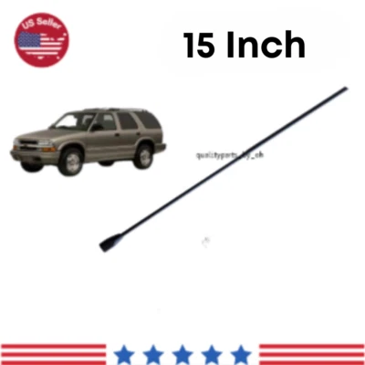 Mástil de repuesto de antena de 15"" radio Am/Fm para Chevrolet Blazer 1988-2005 Foto 1 de 2