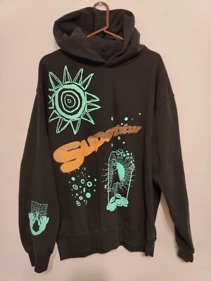 Толстовка с капюшоном Ashton Irwin Superbloom сверхпрочная тяжелая с капюшоном XL черная - Изображение 1 из 4