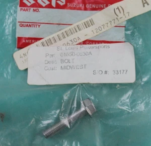 NOS Suzuki Bolt OEM 01550-0630A (1 piece) - Picture 1 of 2