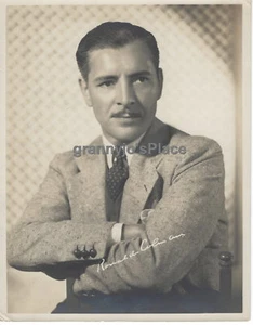 Fotografía original de estudio MGM de 1930 del actor inglés RONALD COLEMAN - Imagen 1 de 1