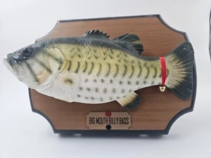 Rarität Gemmy 1999 HOLIDAY Big Mouth BILLY BASS Singing Electronic FISH Wandbehang - Bild 1 von 5