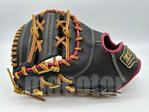 New ZETT Pro Model 12" First 1st Base Baseball Glove Tan Black LHT Japan SALE