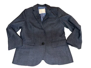 Pre-Owner Zara Boys Navy Blue Blazer Size 6 - Picture 1 of 12
