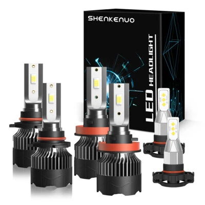 Kit combinado de faros LED + bombillas antiniebla para Chevrolet Cheyenne 2007-2015 Foto 1 de 4