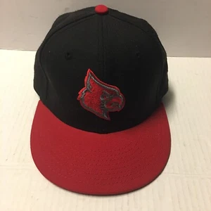 LouisvilleUniversityCardinals Hat New Era Fitted Cap Black NFL Logo 59Fifty6 5/8 - Picture 1 of 14